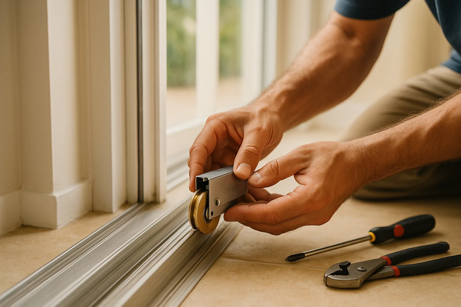 Sliding Door Track Repair in Hollywood FL - ViniCon Sliding Door Repair